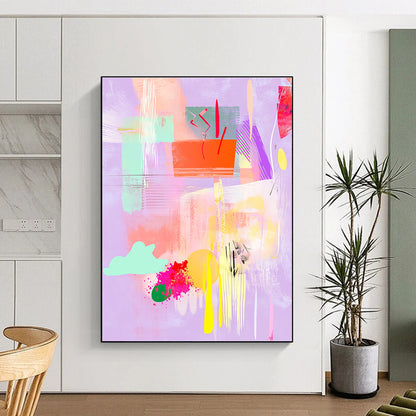 Playful Pastel Abstract for Kids’ Creative Space & Feminine Boutique STSC546