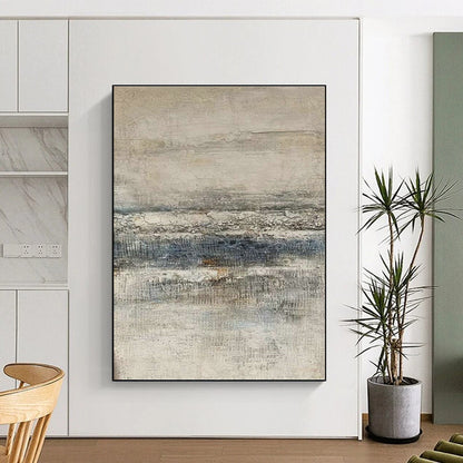 Gray - Toned Abstract Landscape for Luxury Hotel Lounge Spaces DLZ0181
