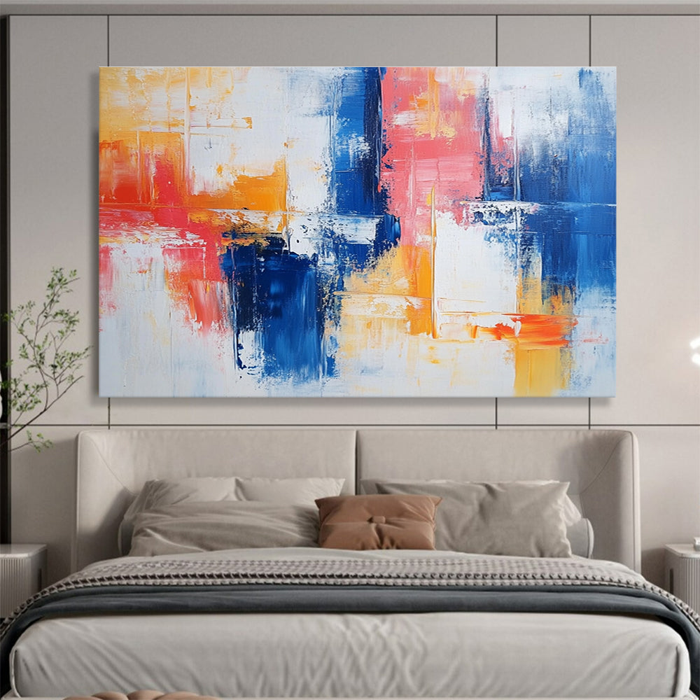 Color - Blended Abstract Art for Coastal Home Bedroom & Relaxing Spa Lounge SC263
