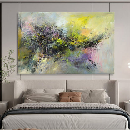Colorful Abstract Fusion Art for Bohemian - Style Home & Creative Art Space SC305
