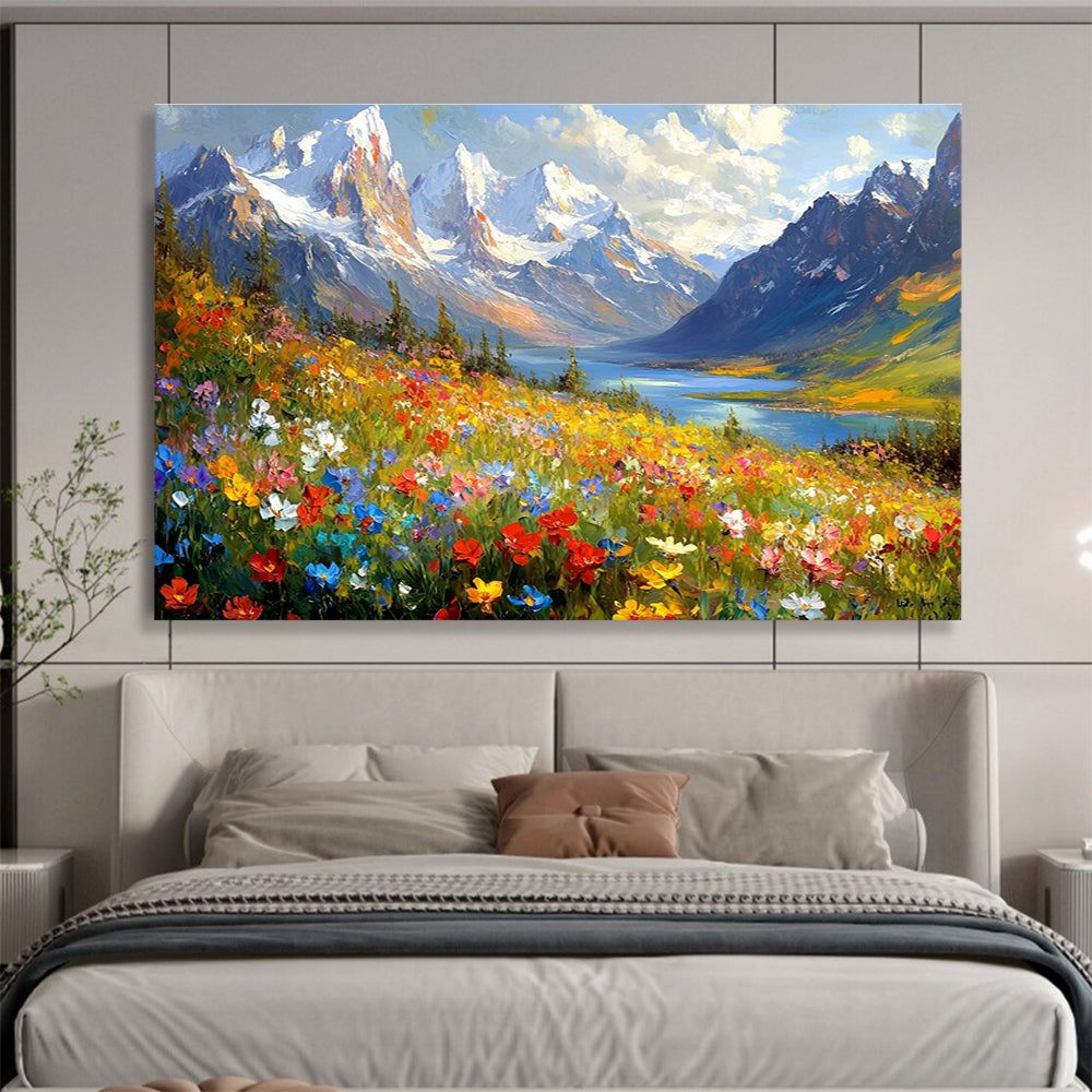 Breathtaking Alpine Art for Ski Chalet & Nature Lover’s Retreat SC581