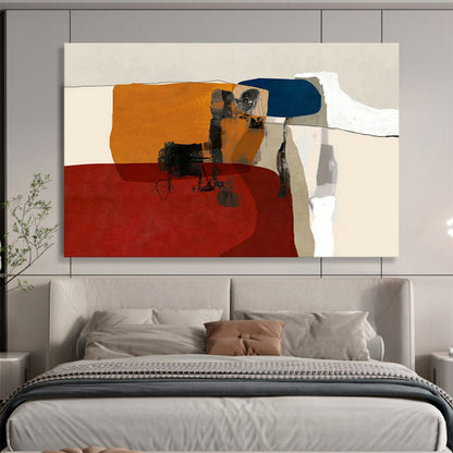 Color - Block Geometric Abstract Art for Lively Family Room DLZ2741