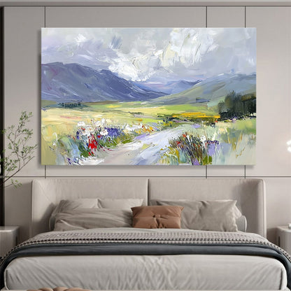 Impressionistic Valley Art for Nature Lover’s Bedroom & Countryside Retreat Lounge SC473
