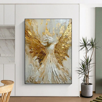 Golden Angel Painting for Bedroom & Living Room DLZ0359
