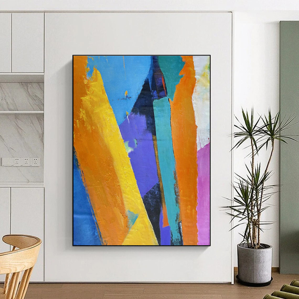 Colorful Geometric Abstract Art for Modern Living Room & Creative Office DLZ1350