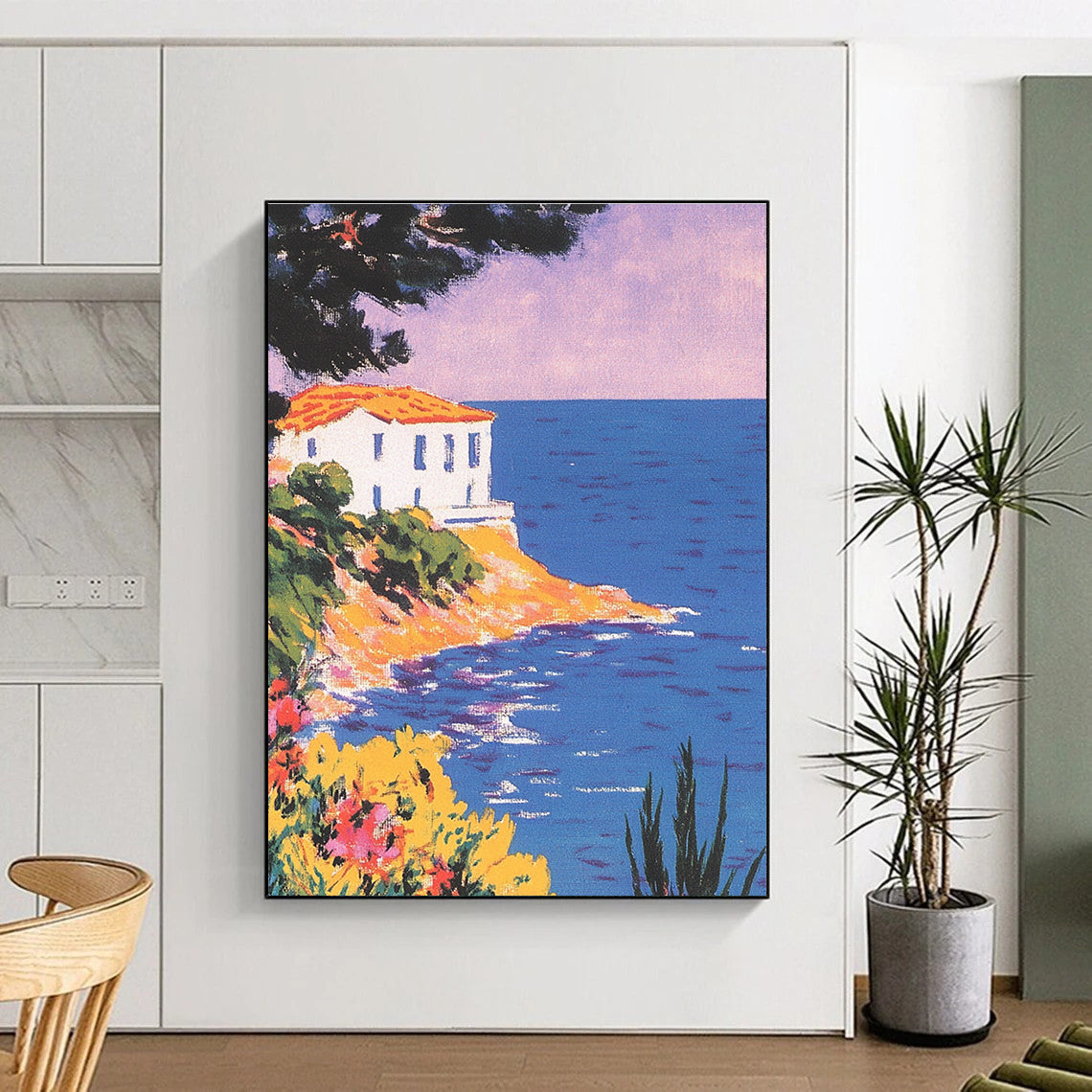 Coastal House Scene for Beach - Themed Living Room & Nautical Restaurant STSC1228