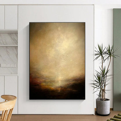 Warm Hazy Art for Cozy Library & Vintage - Inspired Lounge DLZ2234
