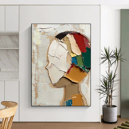 Abstract Head Composition for Modern Art Gallery & Creative Workplace STSC197