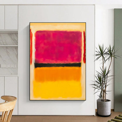 Elegant Color - Block Art for Luxury Lounge & High - End Restaurant DLZ2309