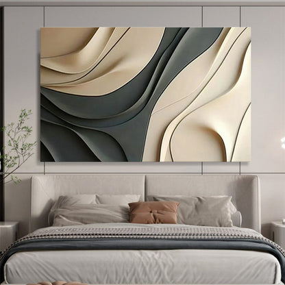 Curved 3D Art for Modern Office Lounge DLZ2907