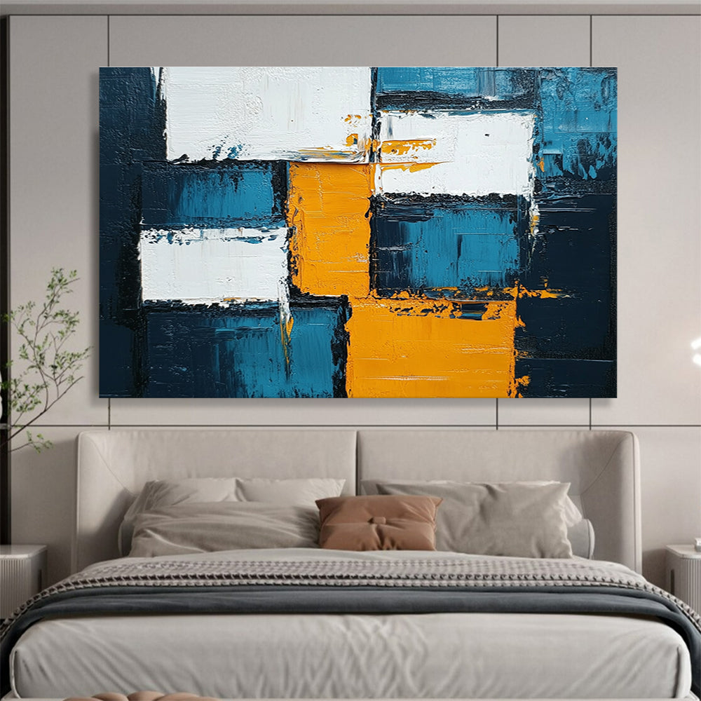 Color - Blocked Squares Art for Creative Studio & Contemporary Gallery SC122