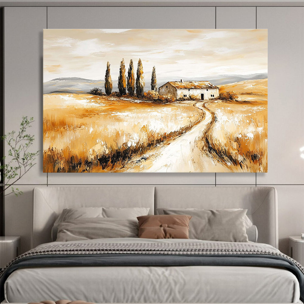 Rustic Tuscan Art: Enrich Farmhouse & Mediterranean - Style Home SC543
