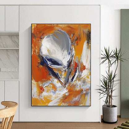 Abstract Alien Figure for Sci - Fi Lounge & Creative Kids’ Room STSC626