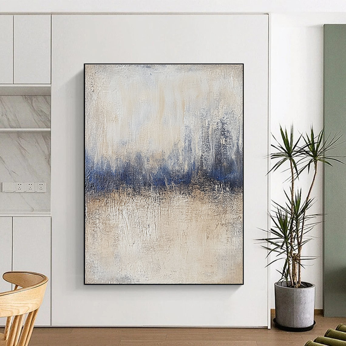 Textured Abstract Field Art for Study & Gallery STSC732