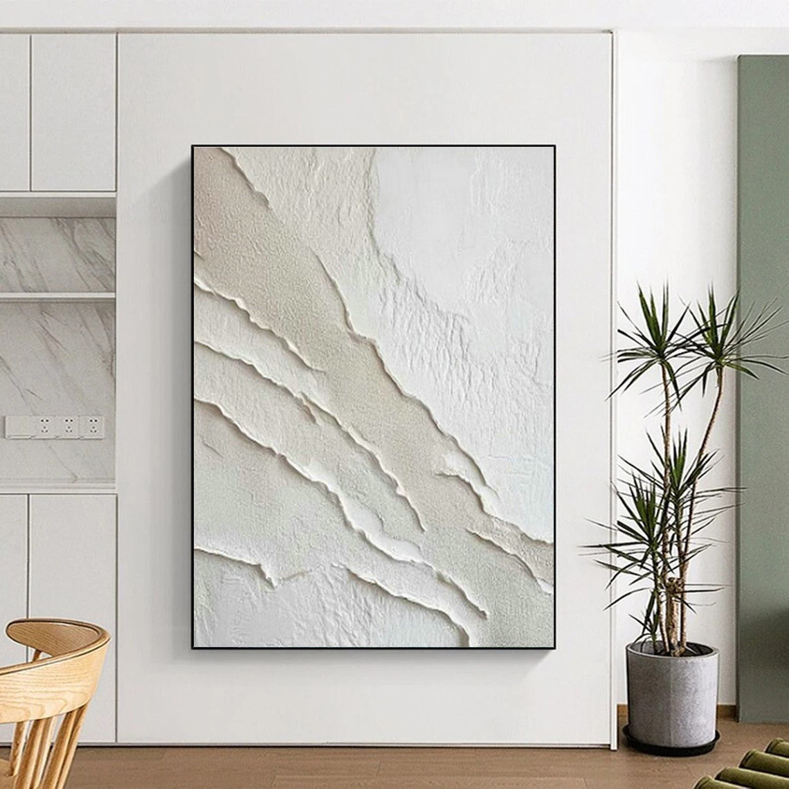 White Relief Art for Modern Home Gallery Wall Highlights DLZ0266