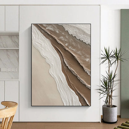 Textured Earth - Tone Waves for Bohemian - Chic Living Room & Nature - Inspired Spa STSC951