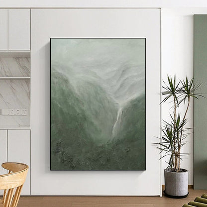 Misty Mountain Waterfall Art for Nature - Lovers' Lounge & Tranquil Spa DLZ2190