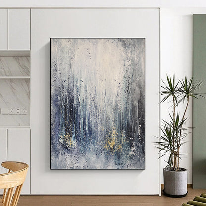 Blue Abstract Forest Scene for Nature - Lover’s Bedroom & Relaxing Spa STSC607