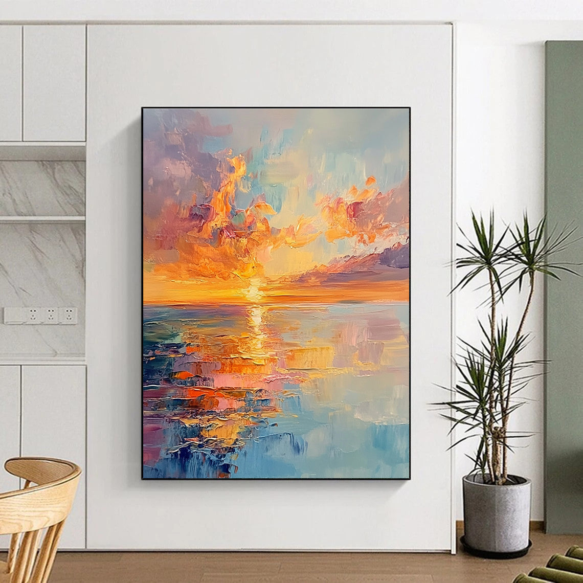 Sea Sunset 1 for Beachfront Hotel Lobby & Coastal Home Office STSC893