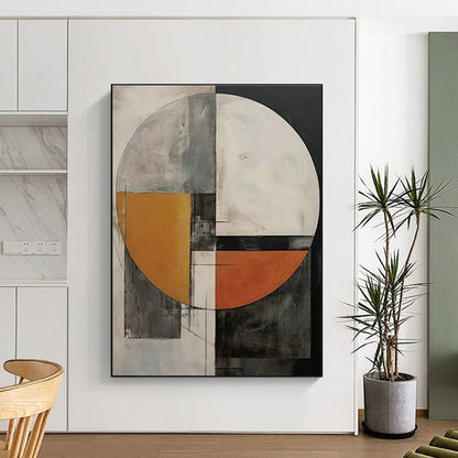 Circular Color - Block Abstract Art for Creative Agency & Art - Loving Lounge DLZ2123