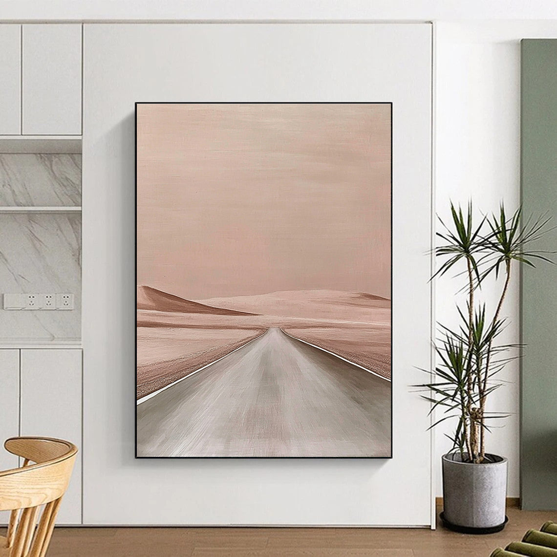 Road Through Pink Desert for Travel - Inspired Café & Modern Home Office STSC1166