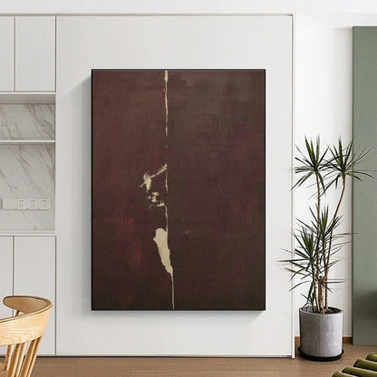 Dark Brown Abstract Art for Living Room & Hallway DLZ0405