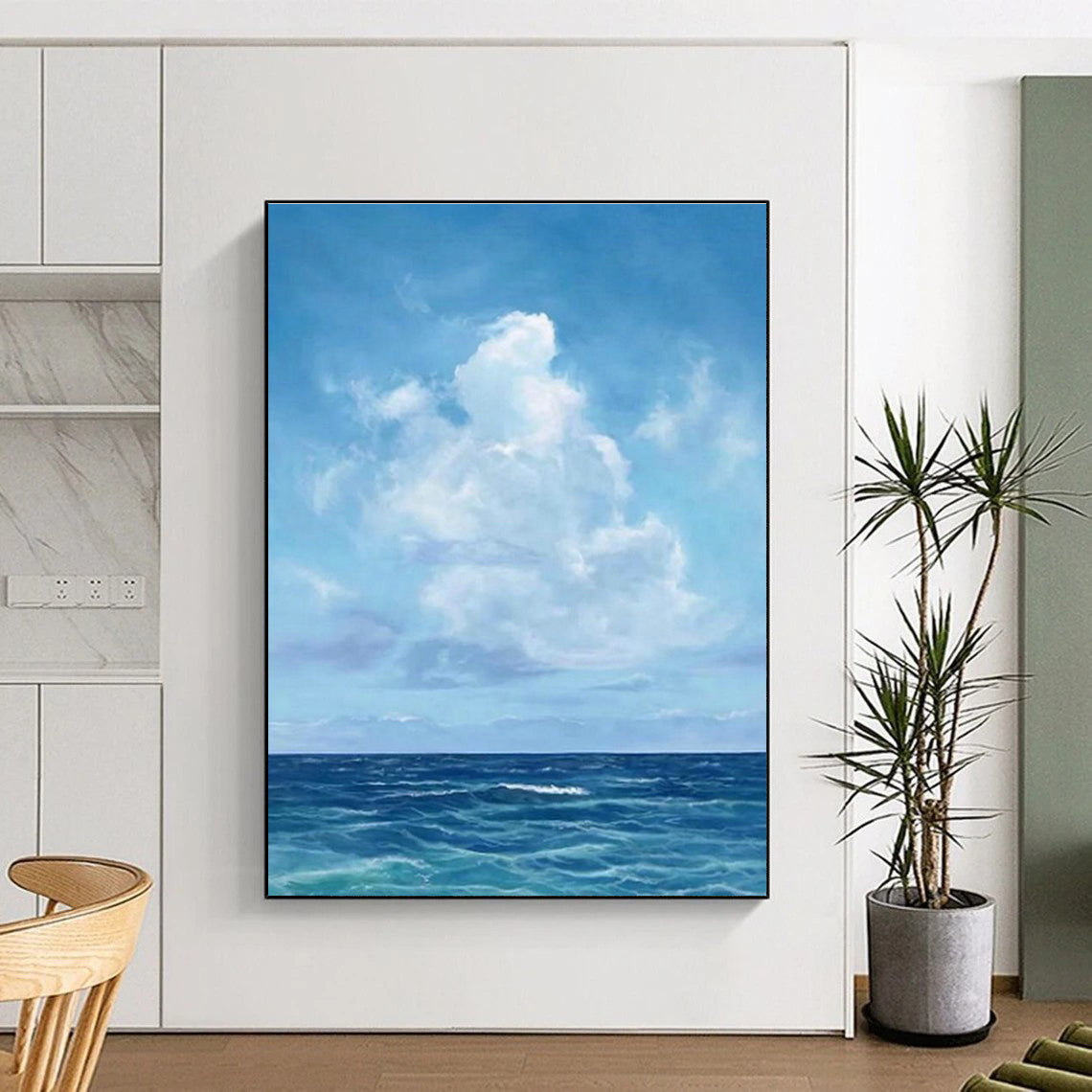 Sea and Clouds Oil Art for Living Room & Cottages DLZ0311