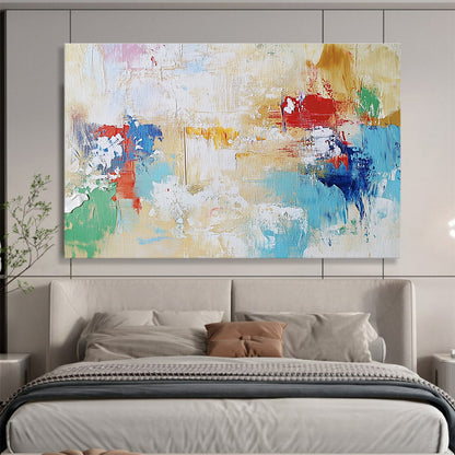 Neutral Color Abstract Art for Minimalist Living Room & Modern Office Lounge SC217