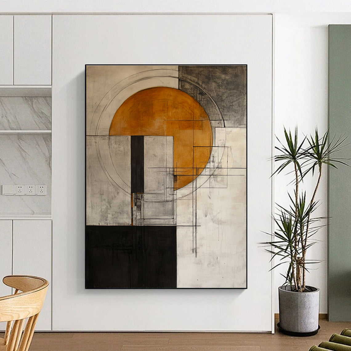 Geometric Abstract Art for Studio & Hallway STSC661