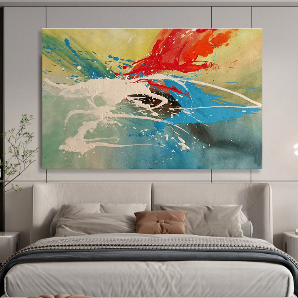 Color Splash Abstract Art for Creative Agency Breakout Zones DLZ3227