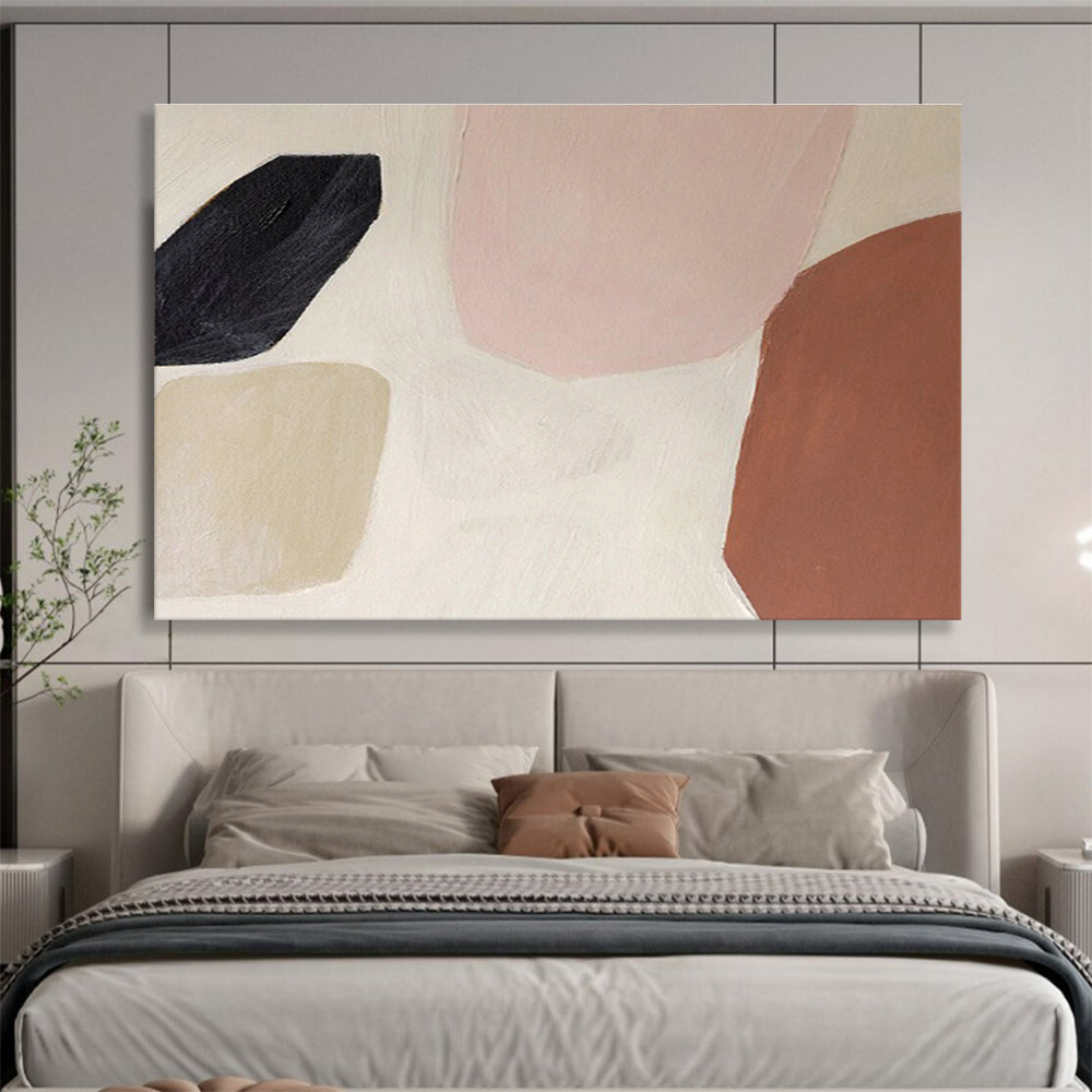 Soft - Color Geometric Abstract Art for Wellness Spa Waiting Area DLZ2962