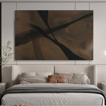 Brown - Black Abstract Art for Industrial - Style Loft Spaces DLZ2527