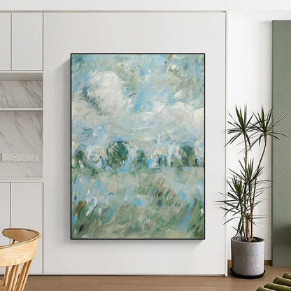 Impressionistic Landscape Art for Country Villa & Yoga Retreat DLZ0594