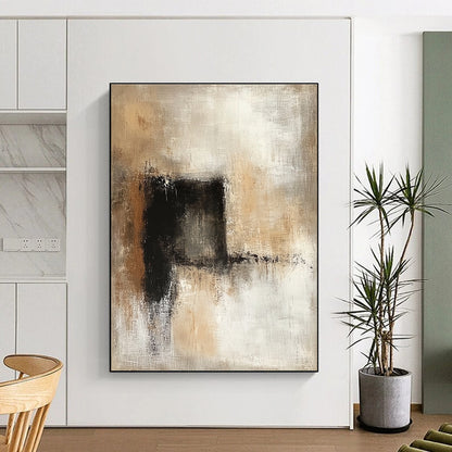 Neutral Tones Abstract for Minimalist Living Room & Corporate Office STSC780