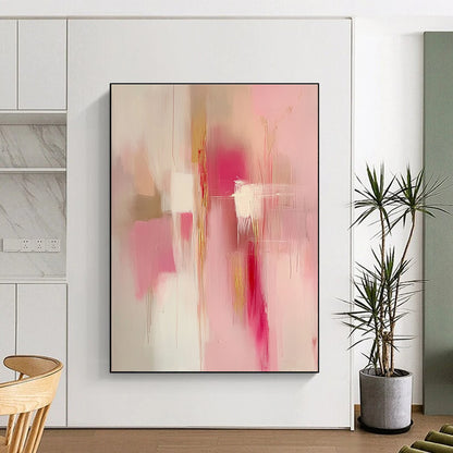 Pink and Gold Abstract for Feminine - Inspired Café & Bridal Suite STSC784