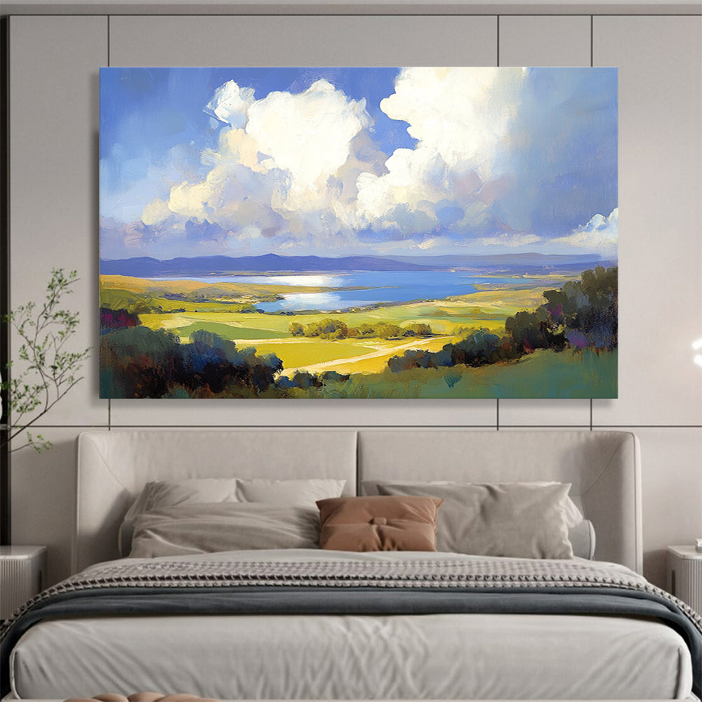 Peaceful Countryside Art for Farmhouse & Lakeside Cottage SC584