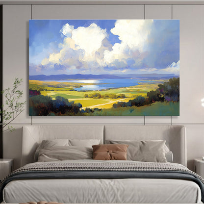 Peaceful Countryside Art for Farmhouse & Lakeside Cottage SC584