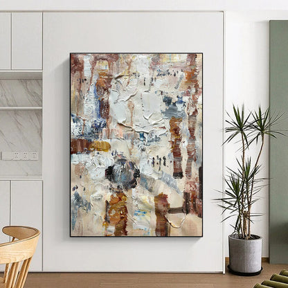 Colorful Abstract Texture Painting for Creative Studio & Community Art Center DLZ1309