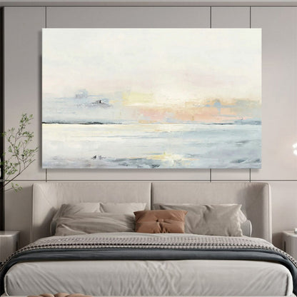 Light - Colored Seaside Landscape Art to Evoke the Calming Essence of Coastal Living in Your Home DLZ2790