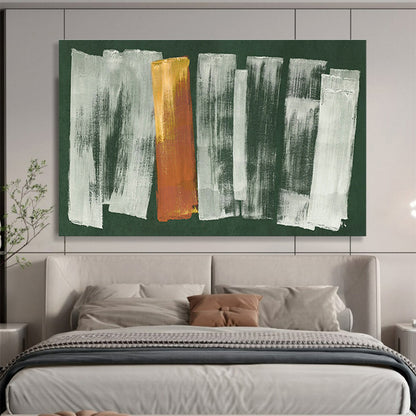 Green - Background Brushstroke Abstract for Eco - Friendly Café DLZ2996