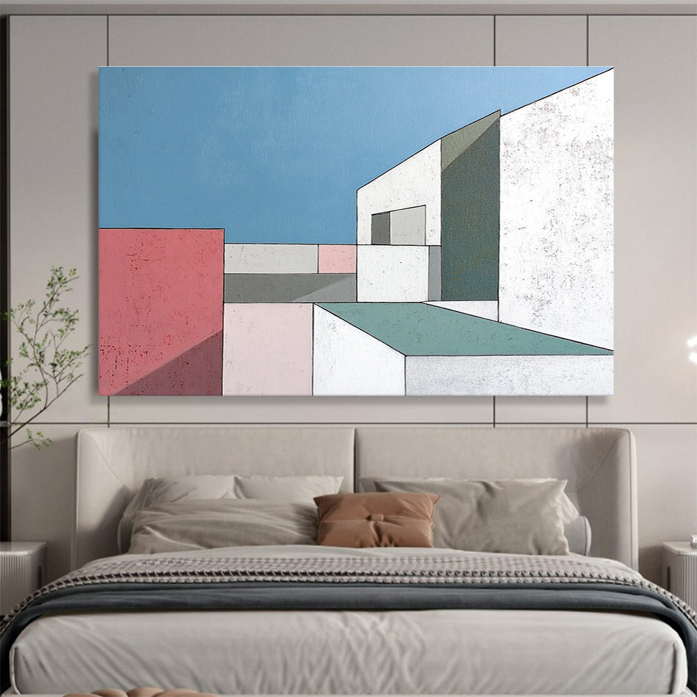 Geometric Architectural Art for Architectural Firm & Modern Home Office SC487