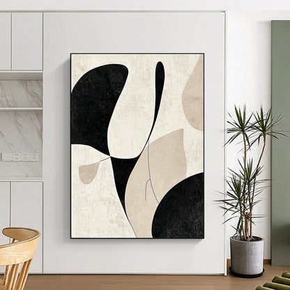 Minimalist Shape Abstract for Scandinavian - Style Home & Art Gallery Corridor STSC471