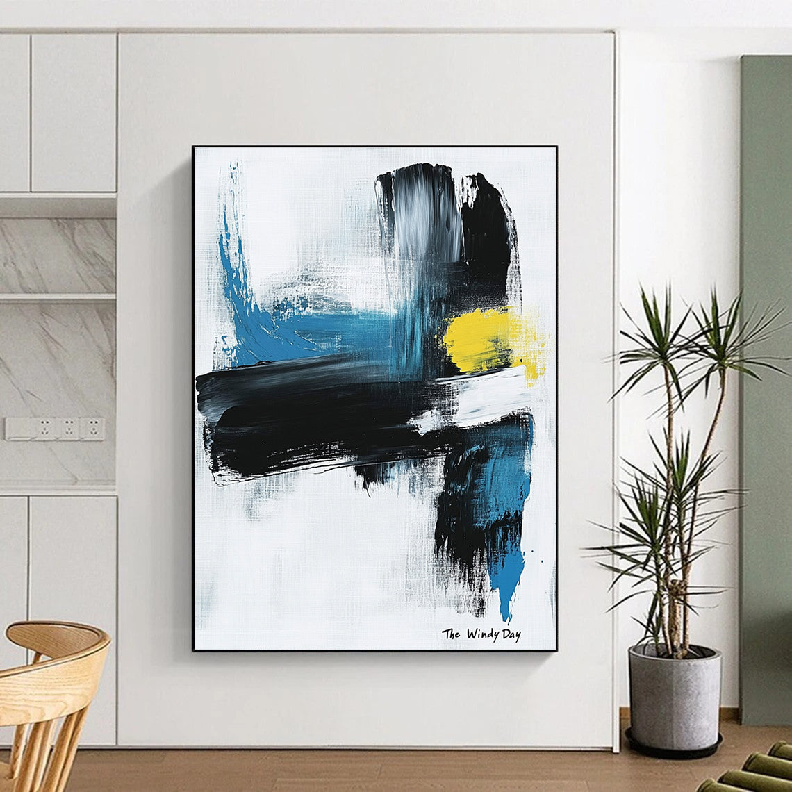 Abstract "The Windy Day" for Modern Living Room & Art Gallery STSC1070