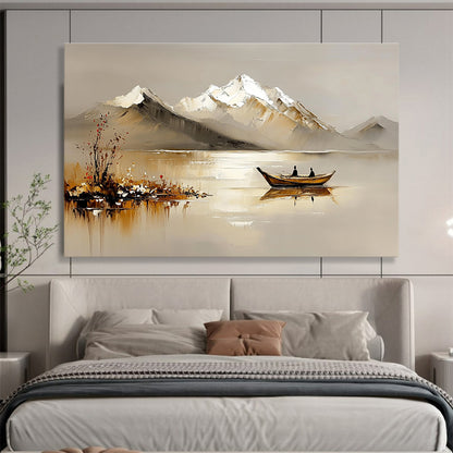 Peaceful Landscape Art for Alpine Chalet & Yoga Retreat SC608