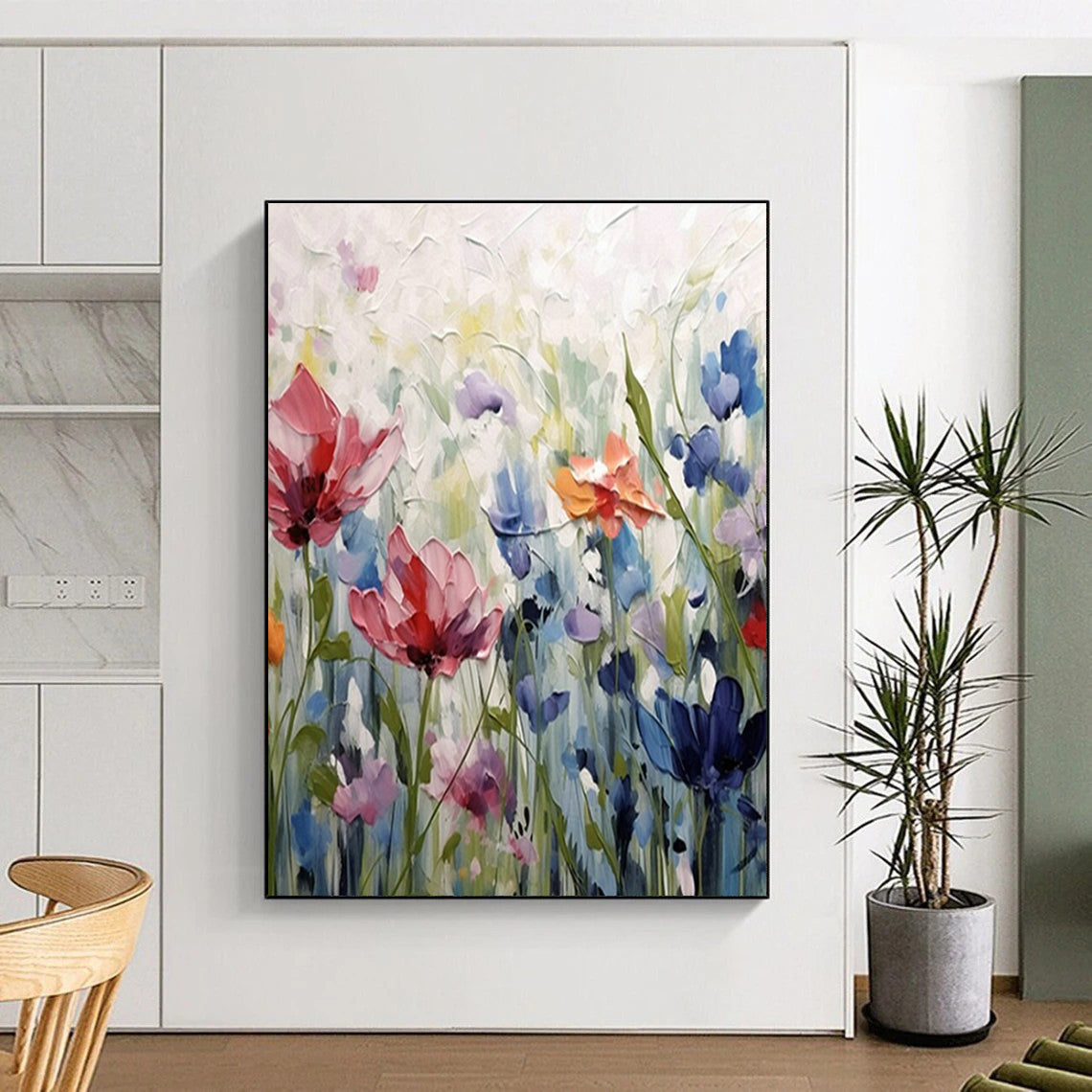 Fresh Floral Oil Painting for Country - Style Bed & Breakfast & Botanical Spa Retreat DLZ1569