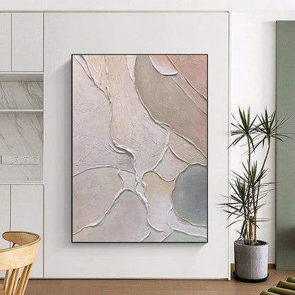 Soft Textured Abstract Art for Baby Nursery & Tea Salon DLZ0621