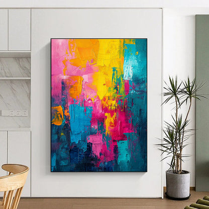 Vivid Color - Block Abstract Art for Modern Art Gallery & Trendy Retail Space DLZ1921