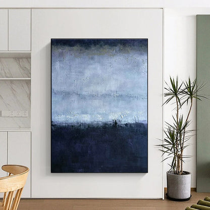 Blue - Purple Abstract Art for Spa & Meditation Room DLZ1785