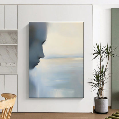 Profile by the Sea for Minimalist Bedroom & Art - Loving Library STSC883