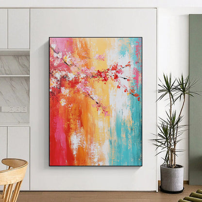 Colorful Blossom Branches for Bohemian - Style Bedroom & Vibrant Café STSC373